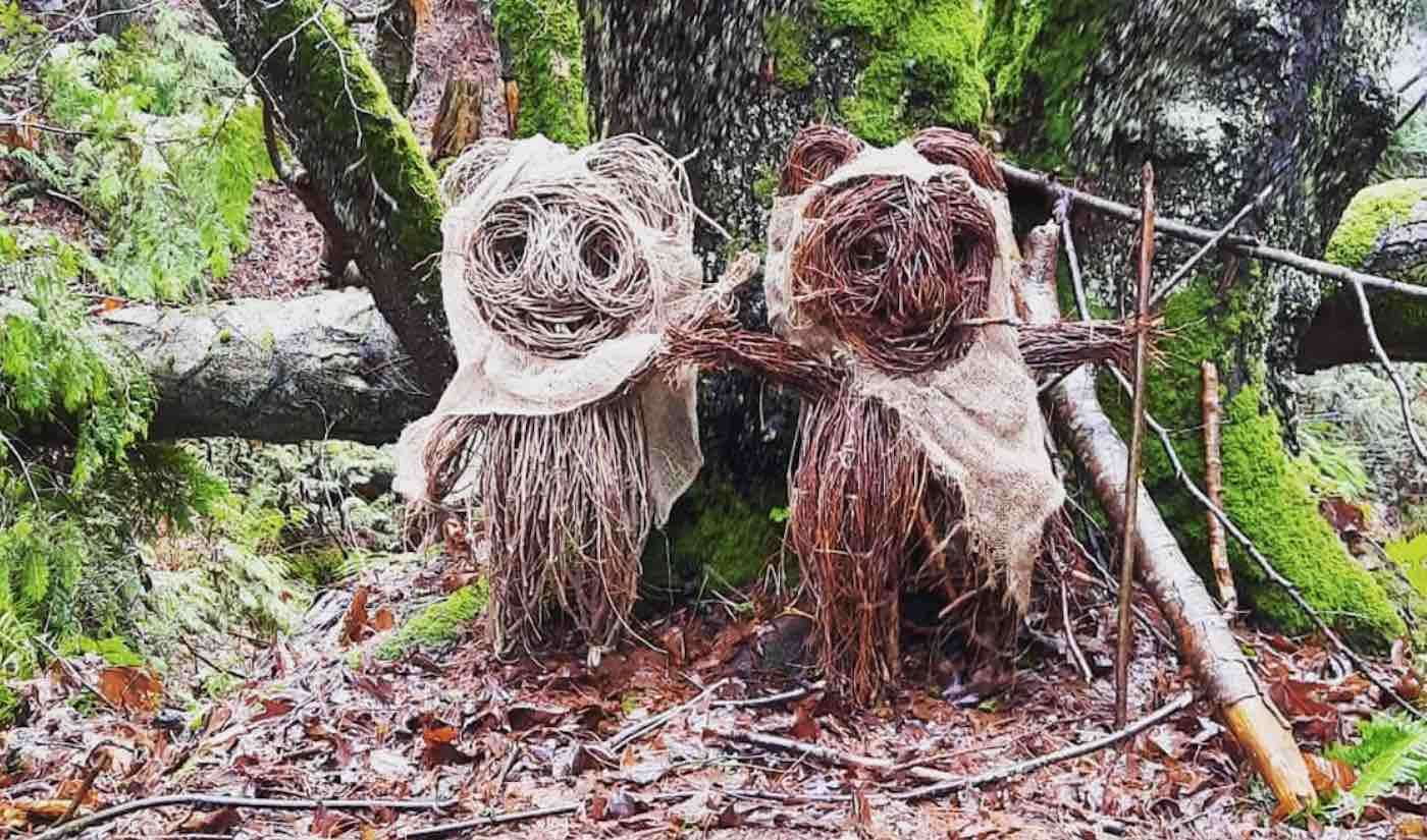 Mythical Creatures Made From Nature's Waste Have Been Popping Up in Canadian Park 