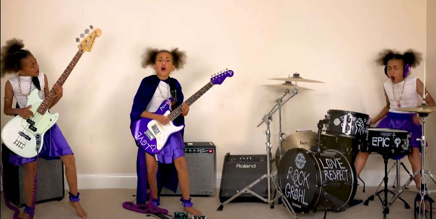 UPDATE: 10-Year-Old Girl Challenging Dave Grohl to Drum Battles Has Upped the Game-With an Original Song for Him 