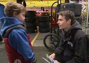 Inspired by Young Go-kart Racer, Jeff Gordon Lends a Hand 