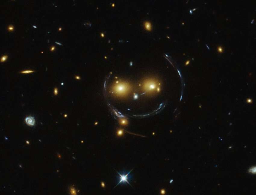 Hubble Captures Giant Emoji in the Stars 
