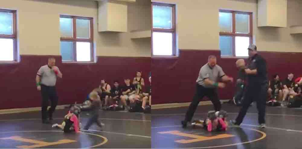 Watch Toddler Mistake Sister's Wrestling as a Real Fight and Rush to the Rescue 